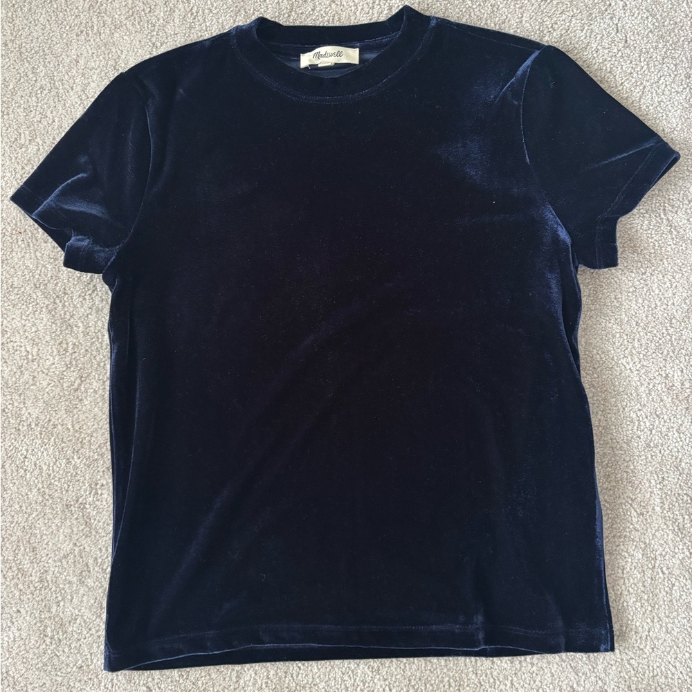Madewell: The Relaxed Tee in Velvet